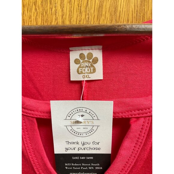 Plus Size Sleeveless Pink Top 2X - Picture 3 of 5